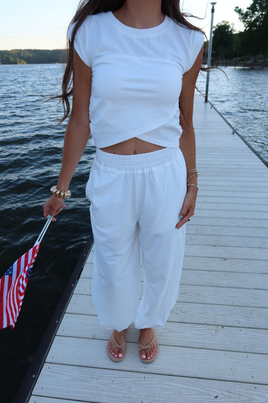 White Lounge Set