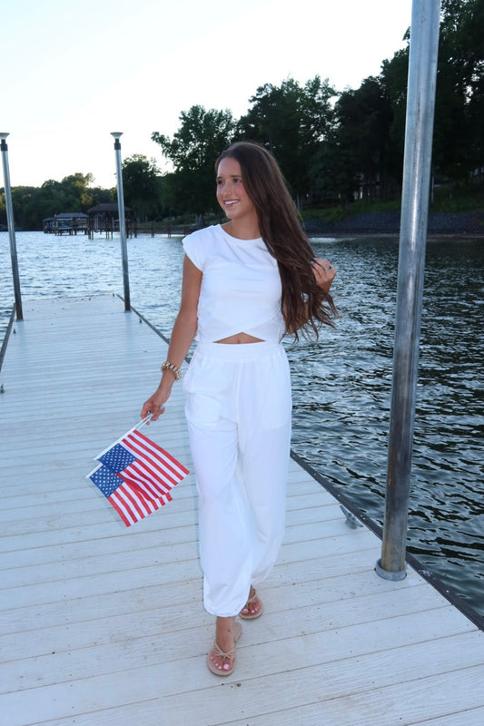 White Lounge Set