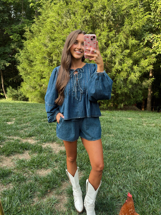 Blue Jean Baby Set